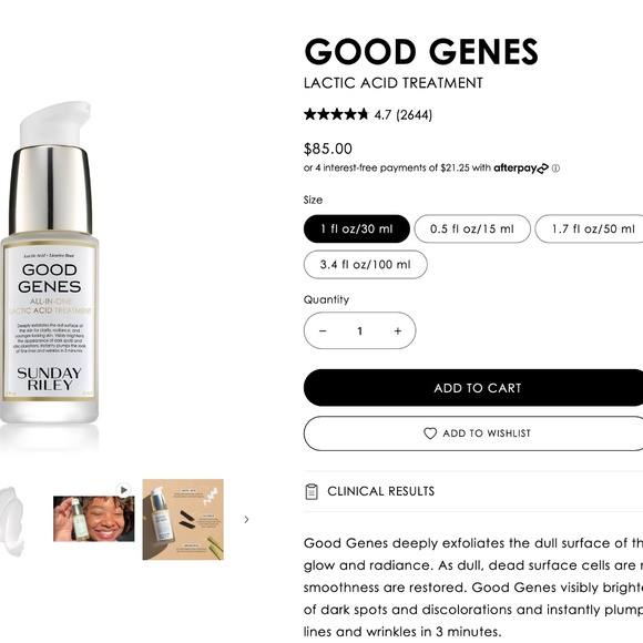 Sunday Riley "Good Genes" Lactic Acid Treatment - Picture 6 of 6